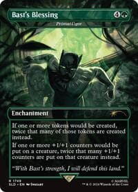 Bast's Blessing - Primal Vigor - Secret Lair Drop Series - Magic: The Gathering card