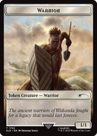 Warrior Token (Rainbow Foil) - Secret Lair Drop Series - Magic: The Gathering card