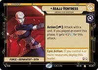 Asajj Ventress - Unparalleled Adversary - Twilight of the Republic - Star Wars: Unlimited card
