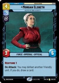Morgan Elsbeth - Keeper of Many Secrets - Twilight of the Republic - Star Wars: Unlimited card