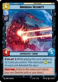 Droideka Security - Twilight of the Republic - Star Wars: Unlimited card