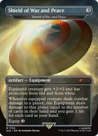 Shield of War and Peace - Sword of War and Peace - Secret Lair Drop Series - Magic: The Gathering card