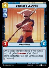 Duchess's Champion - Twilight of the Republic - Star Wars: Unlimited card