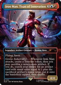 Iron Man, Titan of Innovation - Secret Lair Drop Series - Magic: The Gathering card