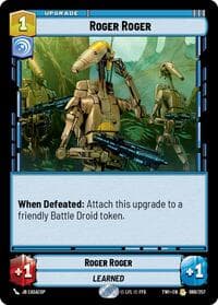 Roger Roger - Twilight of the Republic - Star Wars: Unlimited card