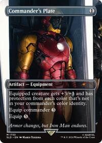 Commander's Plate (1733) - Secret Lair Drop Series - Magic: The Gathering card