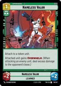 Nameless Valor - Twilight of the Republic - Star Wars: Unlimited card