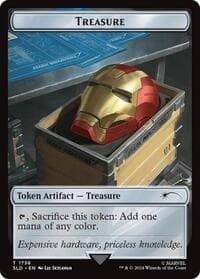 Treasure Token (1736) (Rainbow Foil) - Secret Lair Drop Series - Magic: The Gathering card