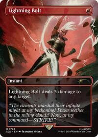 Lightning Bolt (1743) - Secret Lair Drop Series - Magic: The Gathering card