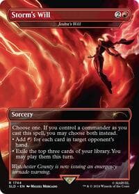 Storm's Will - Jeska's Will (Rainbow Foil) - Secret Lair Drop Series - Magic: The Gathering card