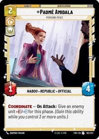 Padmé Amidala - Pursuing Peace - Twilight of the Republic - Star Wars: Unlimited card