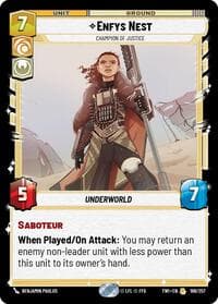 Enfys Nest - Champion of Justice - Twilight of the Republic - Star Wars: Unlimited card
