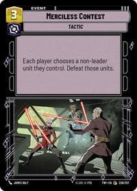 Merciless Contest - Twilight of the Republic - Star Wars: Unlimited card
