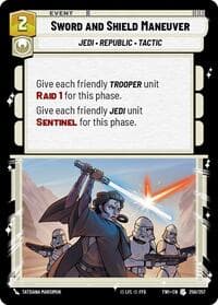 Sword and Shield Maneuver - Twilight of the Republic - Star Wars: Unlimited card