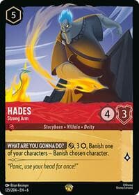 Hades - Strong Arm - Azurite Sea - Disney Lorcana card