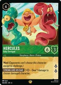 Hercules - Baby Demigod - Azurite Sea - Disney Lorcana card