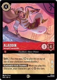 Aladdin - Intrepid Commander - Disney Lorcana Promo Cards - Disney Lorcana card