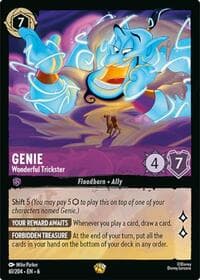 Genie - Wonderful Trickster - Azurite Sea - Disney Lorcana card