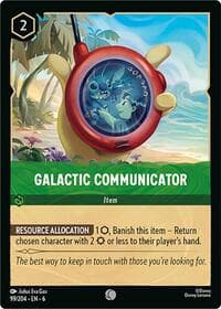 Galactic Communicator - Azurite Sea - Disney Lorcana card