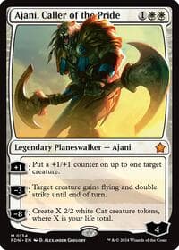 Ajani, Caller of the Pride - Foundations - Magic: The Gathering card
