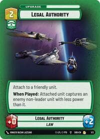 Legal Authority - Organized Play Promos - Star Wars: Unlimited card