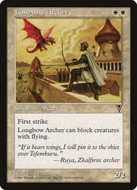 Longbow Archer - Visions - Magic: The Gathering card
