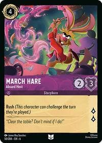 March Hare - Absurd Host - Azurite Sea - Disney Lorcana card