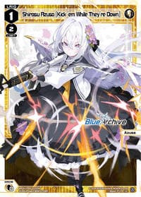 Shirasu Azusa [Kick 'em While They're Down] - Blue Archive DIVA - WIXOSS card