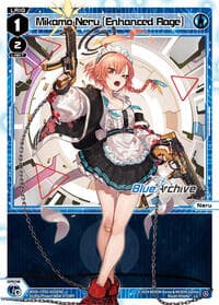 Mikamo Neru [Enhanced Rage] - Blue Archive DIVA - WIXOSS card