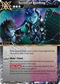 Scroll of Binding - Generational Link - Battle Spirits Saga card