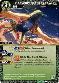 Heavenly Footless-fowl - Generational Link - Battle Spirits Saga card