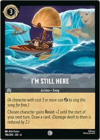 I'm Still Here - Azurite Sea - Disney Lorcana card