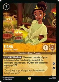 Tiana - Restaurant Owner - Azurite Sea - Disney Lorcana card