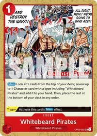 Whitebeard Pirates (ST15 - ST20 Release Event Pack) - One Piece Promotion Cards - One Piece Card Game card