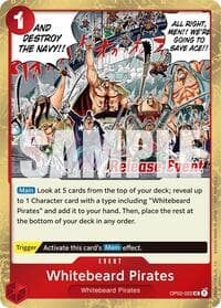 Whitebeard Pirates (ST15 - ST20 Release Event Winner Pack) - One Piece Promotion Cards - One Piece Card Game card