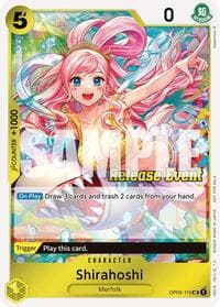 Shirahoshi (ST15 - ST20 Release Event Winner Pack) - One Piece Promotion Cards - One Piece Card Game card