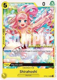 Shirahoshi (ST15 - ST20 Release Event Pack) - One Piece Promotion Cards - One Piece Card Game card