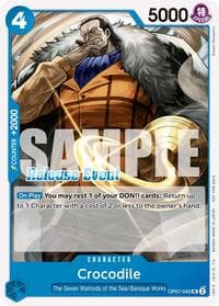 Crocodile (ST15 - ST20 Release Event Pack) - One Piece Promotion Cards - One Piece Card Game card