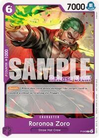 Roronoa Zoro (ST15 - ST20 Release Event Pack) - One Piece Promotion Cards - One Piece Card Game card