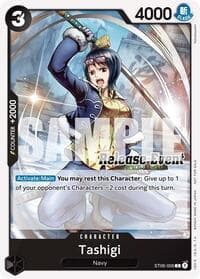 Tashigi (ST15 - ST20 Release Event Pack) - One Piece Promotion Cards - One Piece Card Game card