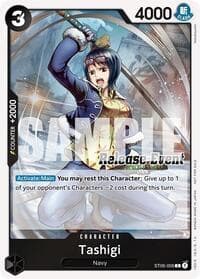 Tashigi (ST15 - ST20 Release Event Winner Pack) - One Piece Promotion Cards - One Piece Card Game card