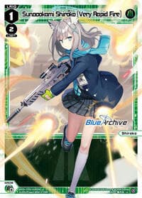 Sunaookami Shiroko [Very Rapid Fire] - Blue Archive DIVA - WIXOSS card