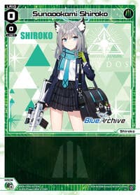 Sunaookami Shiroko - Blue Archive DIVA - WIXOSS card