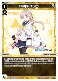 Ajitani Hifumi - Blue Archive DIVA - WIXOSS card
