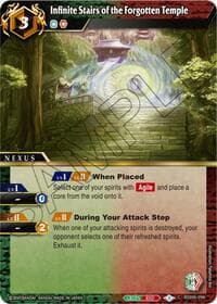 Infinite Stairs of the Forgotten Temple - Generational Link - Battle Spirits Saga card