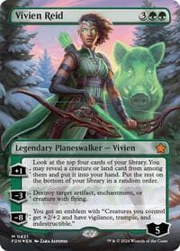 Vivien Reid (Borderless) (Mana Foil) - Foundations - Magic: The Gathering card