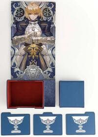 Kings of Providence Faux Leather Dicewinder Deck Box  (Crown of Camelot) - ManaMoon Deck Boxes - Deck Boxes card