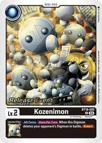 Kozenimon - Release Special Booster 2.0 Celebration Event Cards - Digimon Card Game card