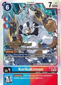 Korikakumon - Release Special Booster 2.0 Celebration Event Cards - Digimon Card Game card