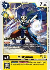 Mistymon - Release Special Booster 2.0 Celebration Event Cards - Digimon Card Game card